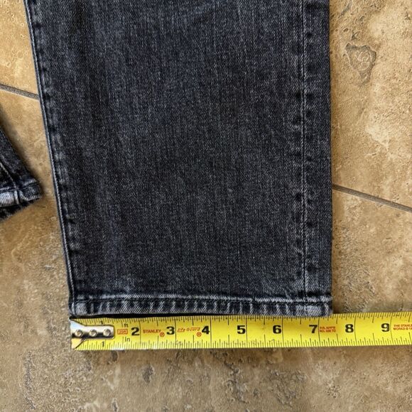 Mother Superior Jeans Womens 32 High Waisted Hiker Hover Washed Black Denim - Picture 15 of 15